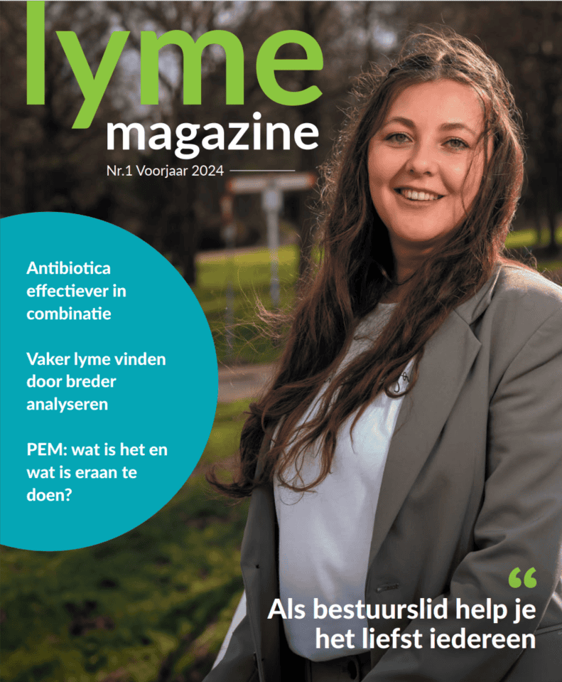 Lyme Magazine. Het verenigingsblad van de Lymevereniging. In dit artikel worden lezers opgeroepen mee te doen aan een onderzoek.